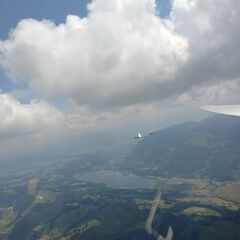 Flugwegposition um 10:52:55: Aufgenommen in der Nähe von Oberallgäu, Deutschland in 1930 Meter